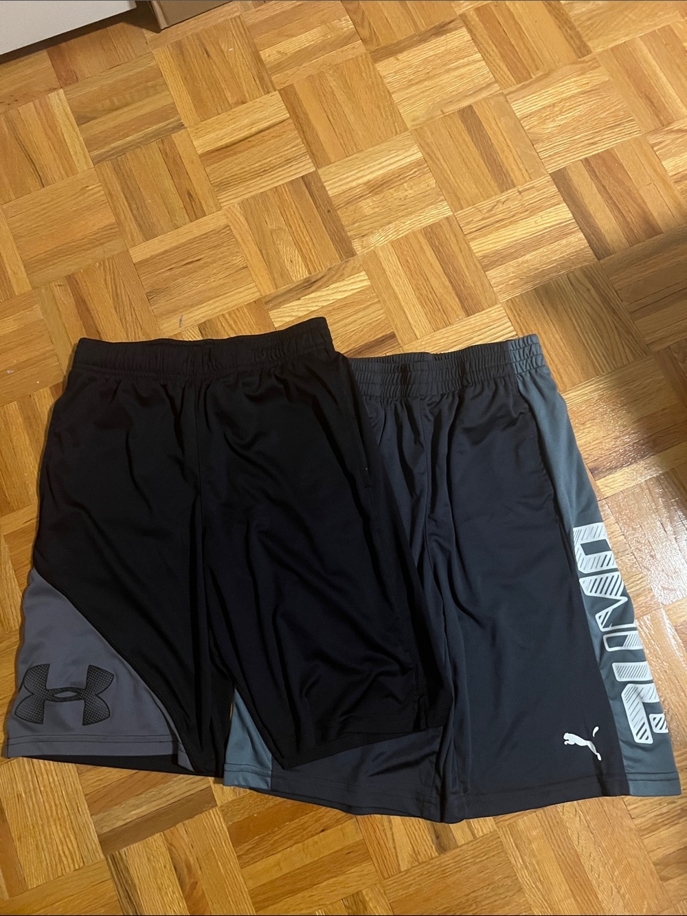 Under Armour & PUMA Boys Athletic Shorts - Dual Pair